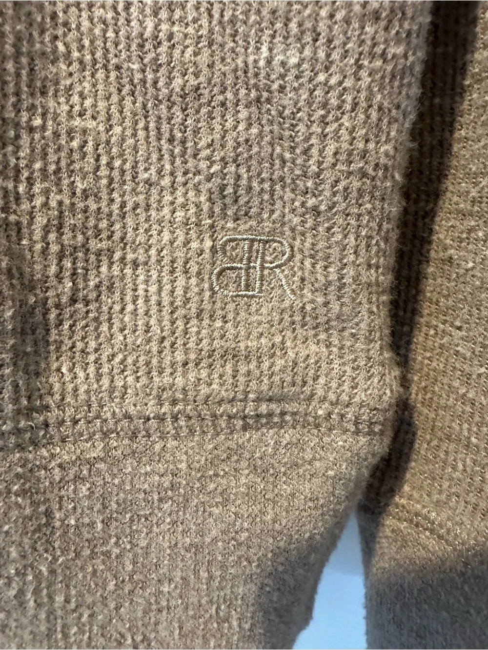 Banana Republic Men's Brown Half-Zip Sweater X-Large
